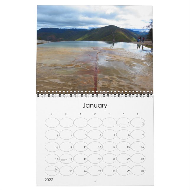 Mexico calendar (Jan 2027)