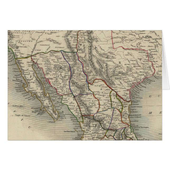 Mexico, California and Texas (Front Horizontal)