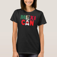 Mexico Canada Flag Themed for Half Canadian Mexica