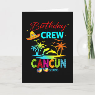 Mexico Cancun Birthday Boy Trip Vacation 2026 Matc Card