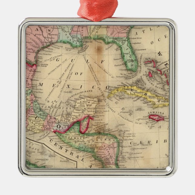 Mexico, Central America, West Indies Metal Ornament (Front)