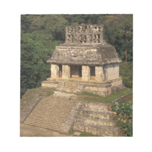 Mexico, Chiapas province, Palenque, Temple of Notepad