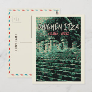 Mexico, Chichén Itzá, Yucatán, Maya ruins Postcard
