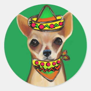 Mexico Chihuahua          Classic Round Sticker