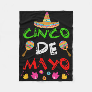 Mexico Cinco De Mayo Fleece Blanket