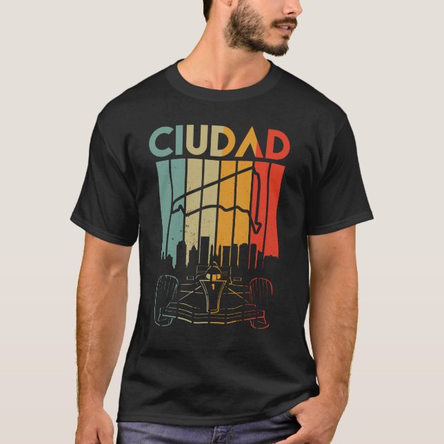 Mexico Circuit Formula Racing Mexican Ciudad T-Shirt (Front)