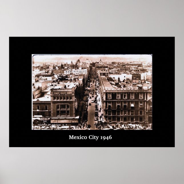 Mexico City 1946 Poster (Front)