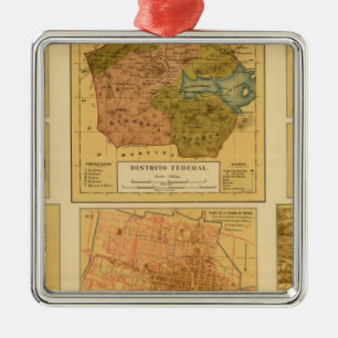 Mexico City 2 Metal Ornament