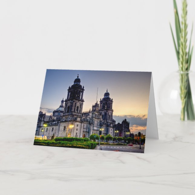 Mexico City Cathedral Card (Front)