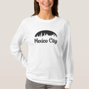 Mexico City Cityscape Skyline Trip Funny Gift Idea T-Shirt