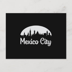Mexico City Mexico Cityscape Skyline Funny Gift Postcard