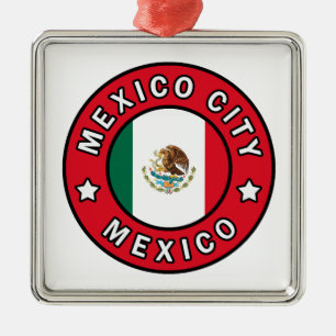Mexico City Mexico Metal Ornament