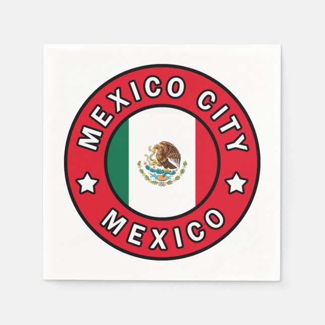 Mexico City Mexico Napkin (Front)