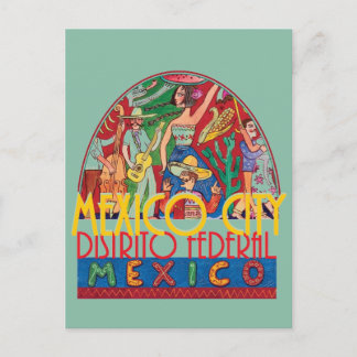 MEXICO CITY Mexico Postcard