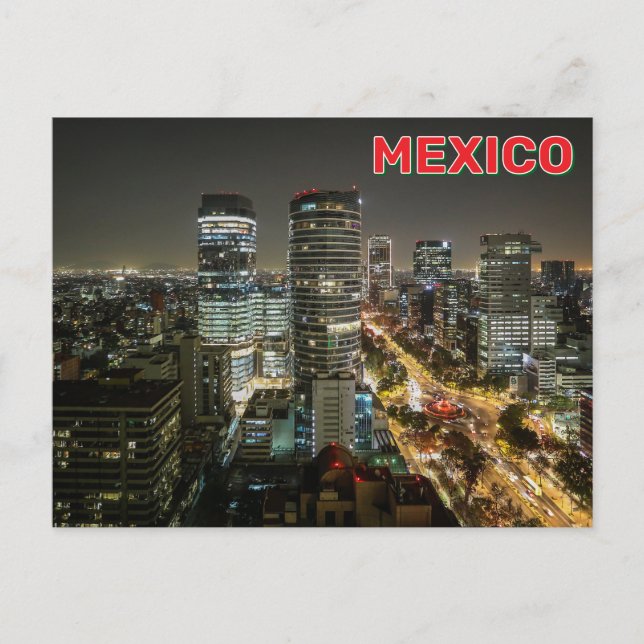 Mexico City, Mexico Postcard (Front)