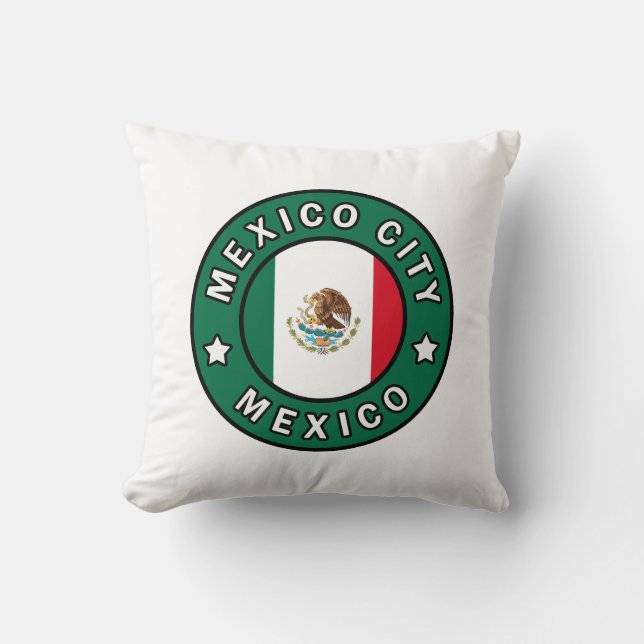 Mexico City Mexico Throw Pillow (Front)