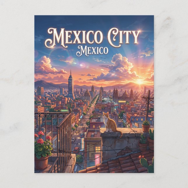 Mexico City Postcard (Front)