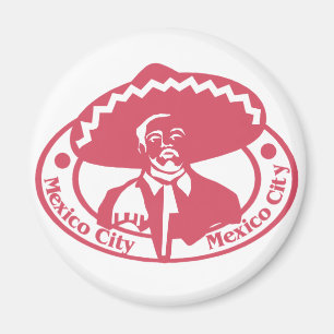 Mexico City Stamp Magnet