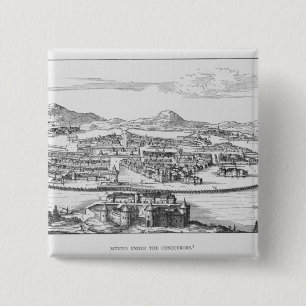 Mexico City Under the Conqueror 2 Inch Square Button