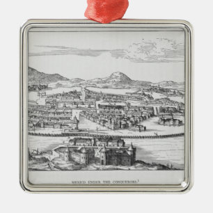 Mexico City Under the Conqueror Metal Ornament