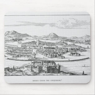 Mexico City Under the Conqueror Mouse Pad