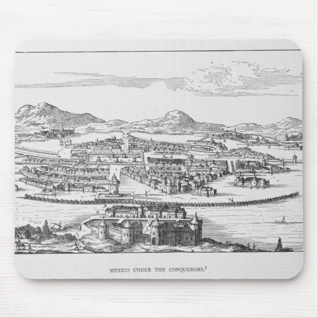 Mexico City Under the Conqueror Mouse Pad (Front)