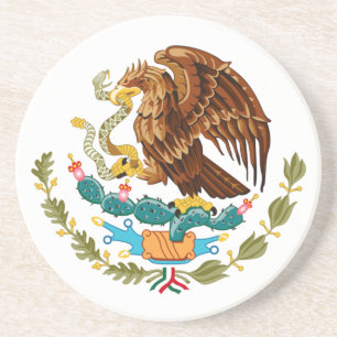 Mexico Coat of Arms Beverage Coaster