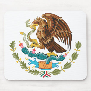 Mexico Coat of Arms Mousepad