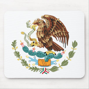 Mexico Coat of Arms Mousepad
