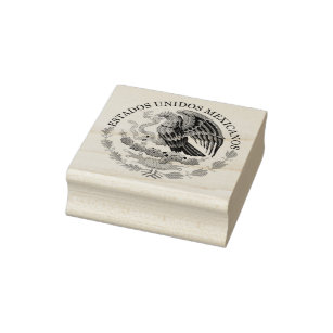 Mexico Coat of Arms Rubber Stamp