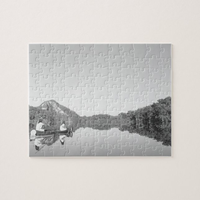 Mexico, CONANP park ranger patrols with his son Jigsaw Puzzle (Horizontal)