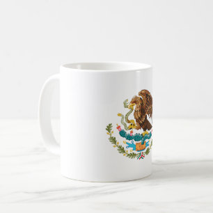 Mexico country coat arms symbol emblem flag eagle coffee mug