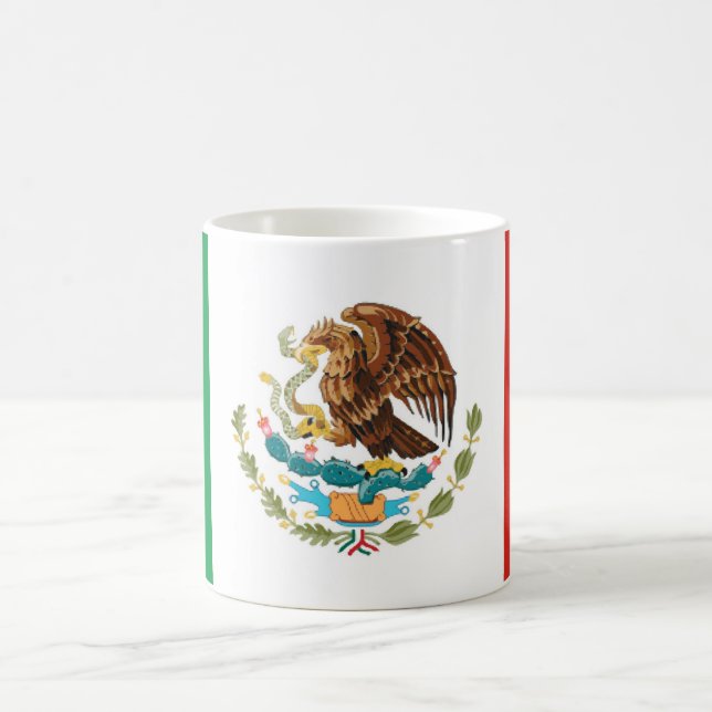 Mexico country flag nation symbol republic coffee mug (Center)
