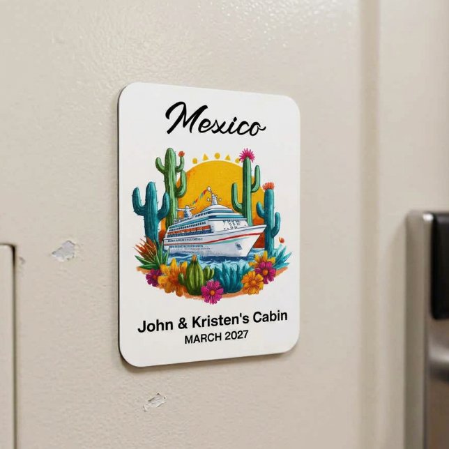 Mexico Cruise Ship Stateroom Marker Magnet (Creator Uploaded)