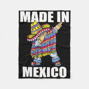 Mexico Dab Dabbing Mexican Flag Pride Jersey 1  Fleece Blanket