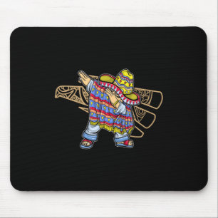 Mexico Dab Dabbing Mexican Flag Pride Jersey Mouse Pad