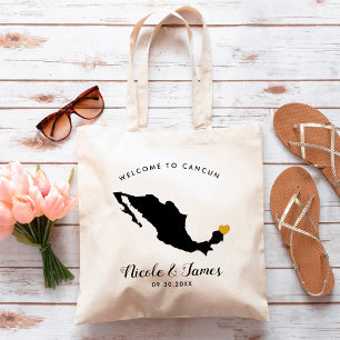 Mexico Destination Wedding Welcome Bag Tote