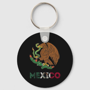 Mexico Eagle Emblem Mexican Flag Mexican Pride Cin Keychain