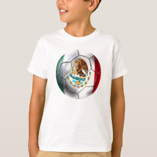 Mexico el Tri soccer ball Mexican flag gear T-Shirt