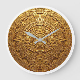 Mexico Elite Aztec Calendar Luxury Clock