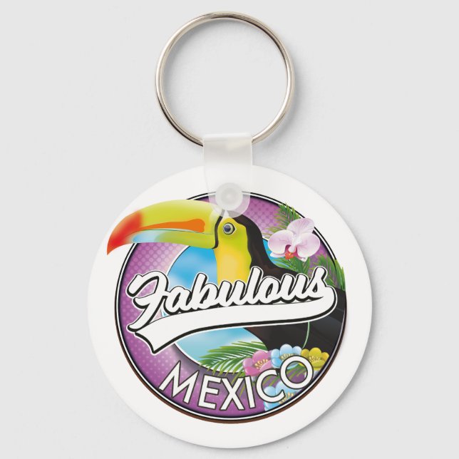 Mexico Fabulous logo Keychain (Front)