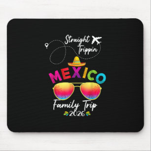 Mexico Family Vacation Cancun 2026 Straight Trippi Mouse Pad