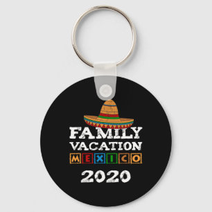 Mexico Family Vacation - Sombrero Keychain