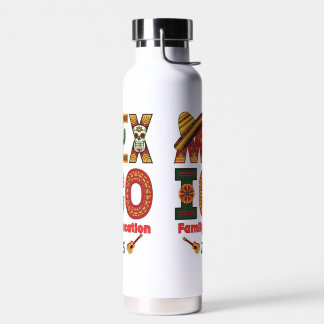 Mexico Family Vacation Sun, Fun & Memories Water Bottle
