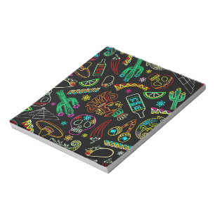 Mexico Fiesta Pattern Notepad