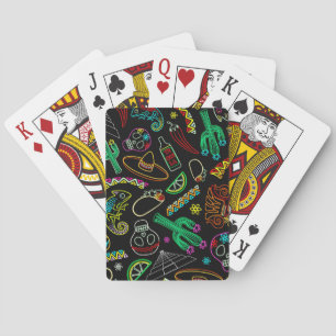 Mexico Fiesta Pattern  Playing Cards