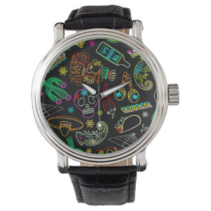Mexico Fiesta Pattern Watch