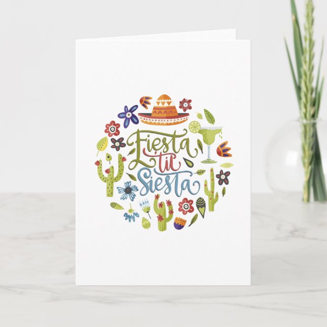Mexico - Fiesta 'Til Siesta - light Card (Front)