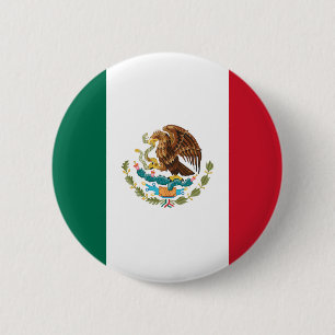 Mexico Flag 2 Inch Round Button
