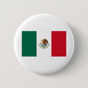 Mexico Flag 2 Inch Round Button